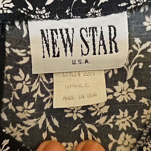 NEW STAR USA VINTAGE DRESS SIZE SMALL. - Picture 8 of 9